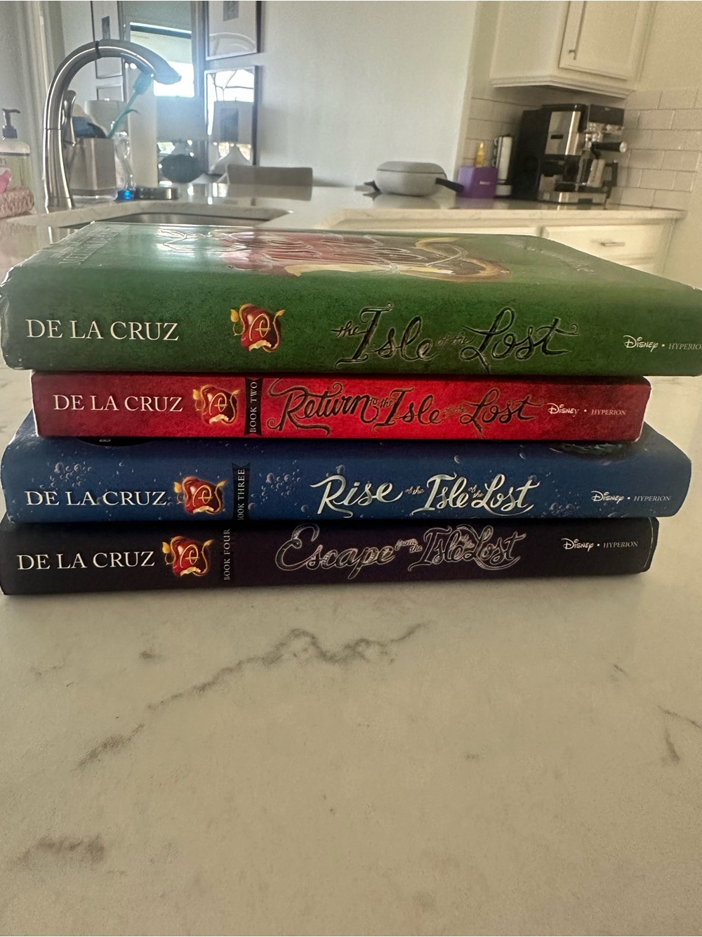 Isle of the Lost Hardcover Book Set - Green, Red, Blue, Navy